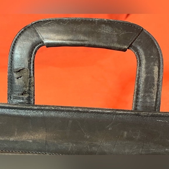Union Pacific RailRoad Black Leather Satchel/Brief case Vintage - Picture 5 of 13